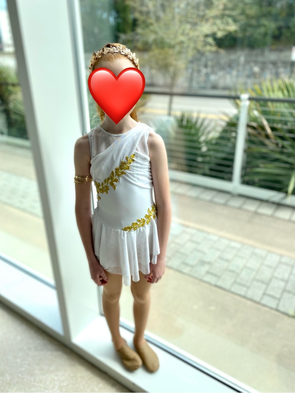 White and Gold Kids Greek Goddess Costume - Kids Costumes